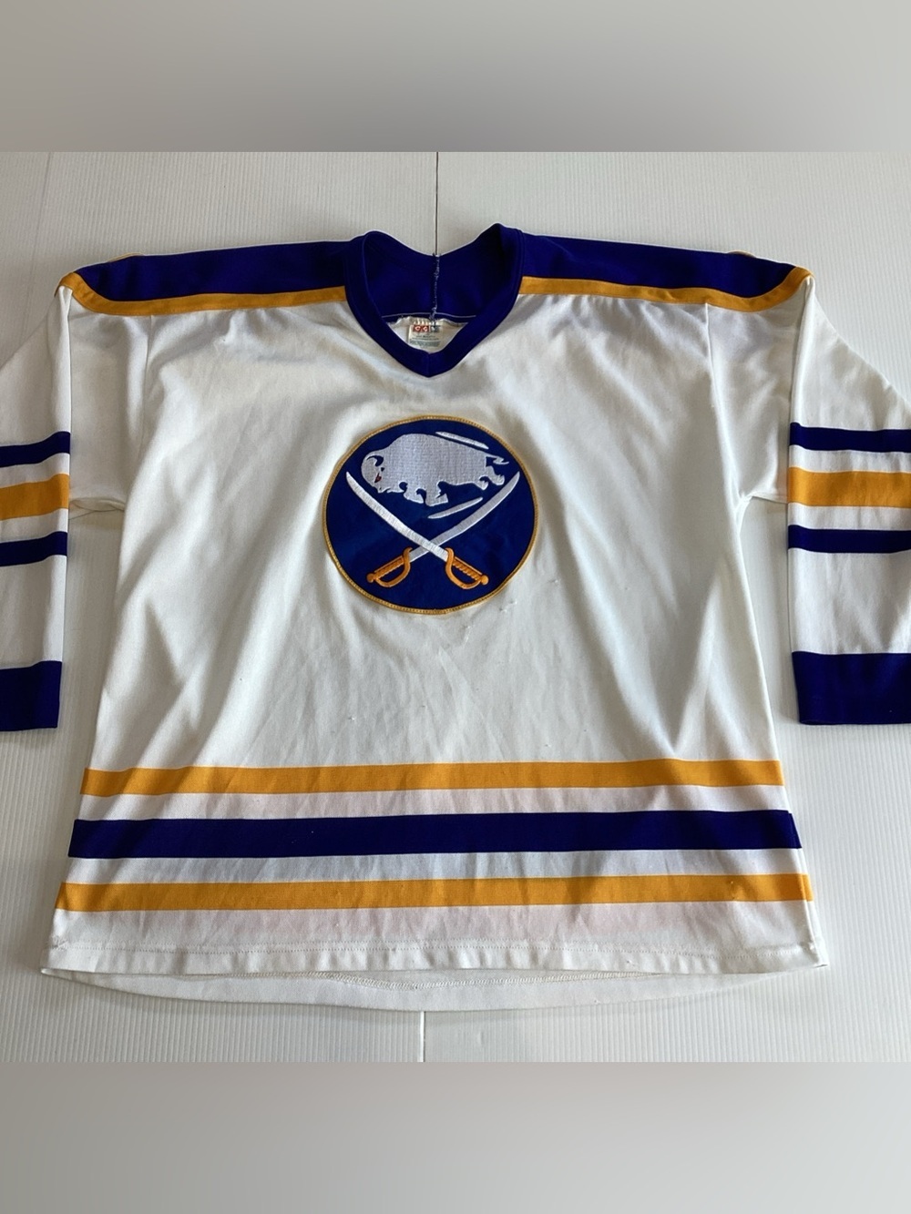 CCM Maska 90’s Hockey Jersey Buffalo Sabres Men’s XL Made In Canada